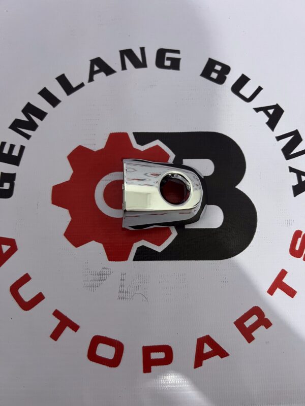 Cover Handle Pintu Luar Kecil Chrome Asli Kiri Penumpang 5716A065 Mitsubishi Pajero Triton Genuine