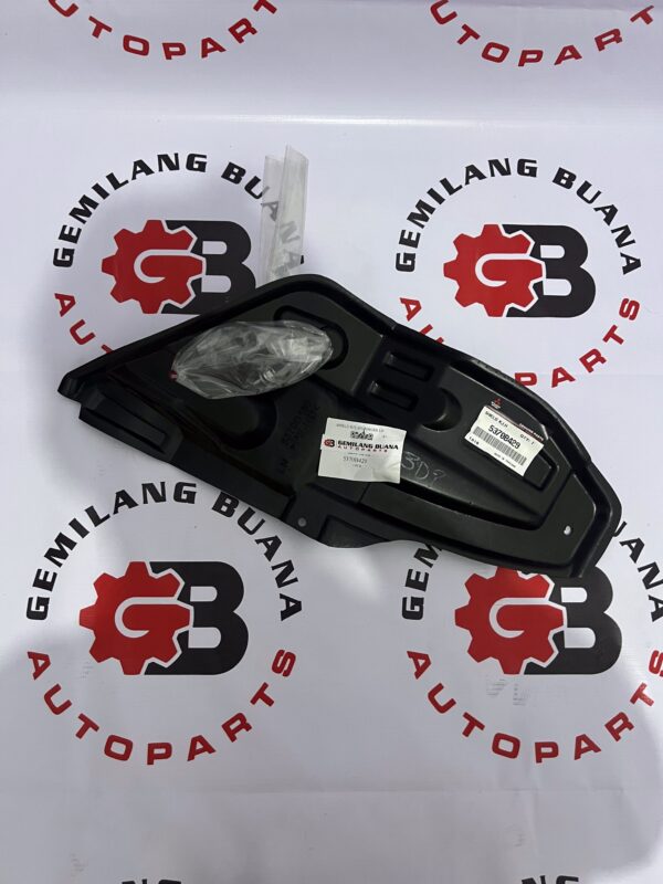 Liner Fender Belakang Qpanel Kiri Penumpang Asli 5370B429 Mitsubishi Pajero Karpet Lumpur