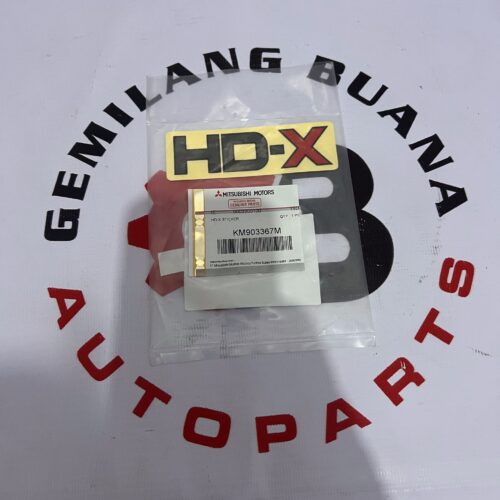 Stiker Sticker HD-X HDX Asli KM903367M Mitsubishi Triton