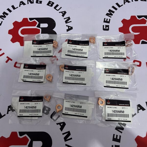Gasket Fuel Line Ring Nozzle Injector Asli 1428A050 Mitsubishi Triton KB4T Genuine MMKSI